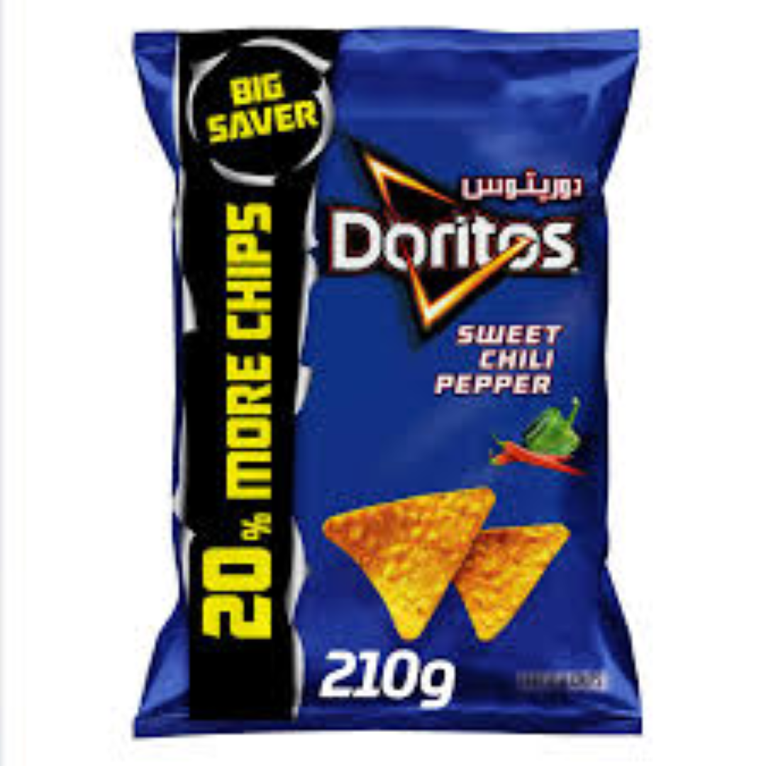 DORITOS SWEET CHILI PEPPER 210G